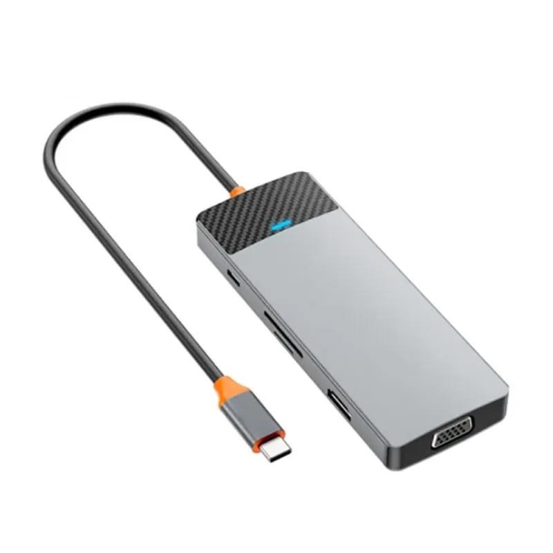 Адаптер-разветвитель для компьютера WIWU Linker A921HV (9в1)