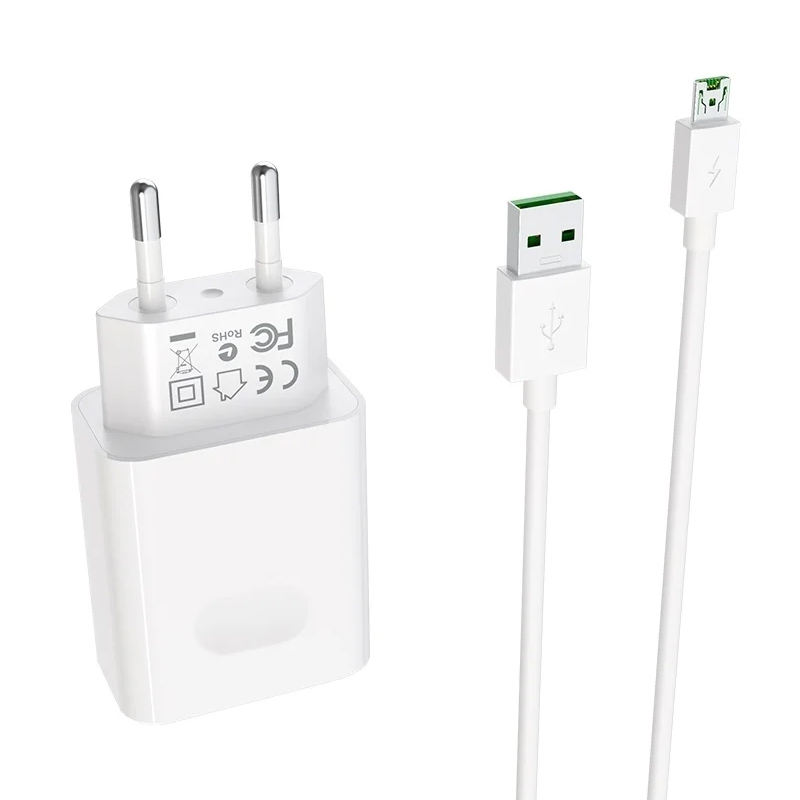 Сетевое зарядное устройство + кабель Micro Borofone BA32A 18 Вт, белый - 3