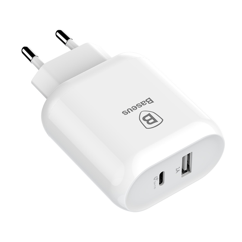 Сетевое зарядное устройство + кабель Lightning Baseus Bojure 32 Вт, белый - 2