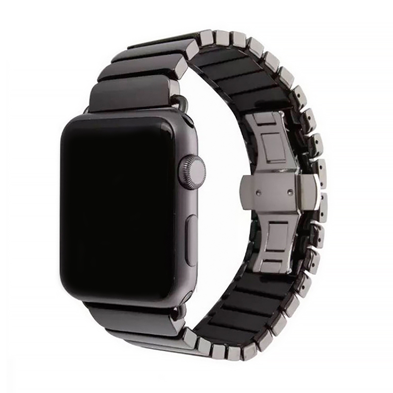 Блочный браслет для Apple Watch 44 / 45 / 46 / 49mm керамика - 1