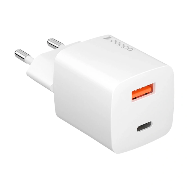 Сетевое зарядное устройство Deppa Wall Charger GaN 20 Вт