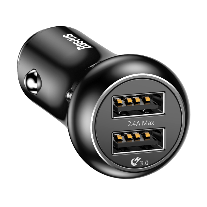 Автомобильное зарядное устройство Baseus Gentry Series 18 Вт, чёрный - 2