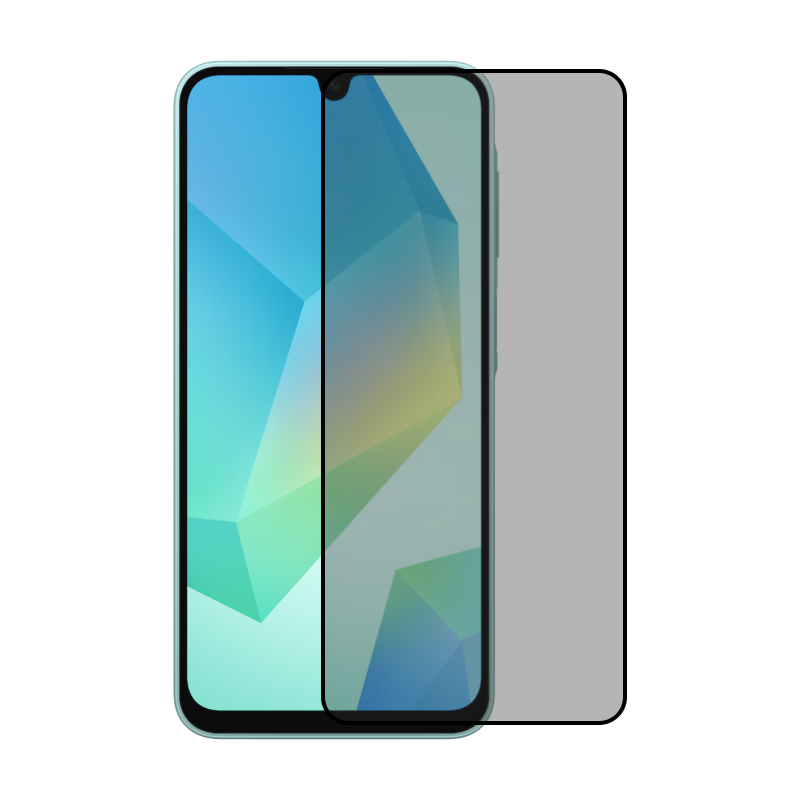 Защитное стекло 3D Privacy для Samsung Galaxy A16/ A17 / A26, черная рамка - 1