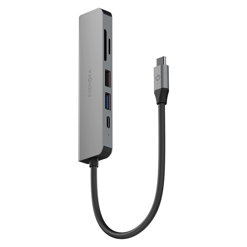 Адаптер-разветвитель для компьютера Energea AluHub HD3 (6в1)
