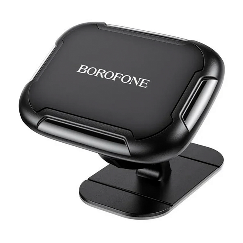 Автомобильный держатель Borofone BH36 Voyage (клеящаяся платформа), чёрный - 1