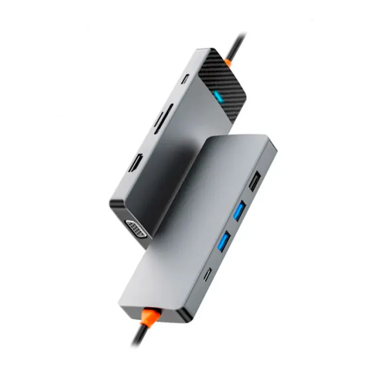 Адаптер-разветвитель для компьютера WIWU Linker A921HV (9в1)