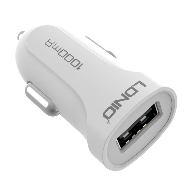 Автомобильное зарядное устройство + кабель Lightning Ldnio DL-C17 5 Вт, белый - 2