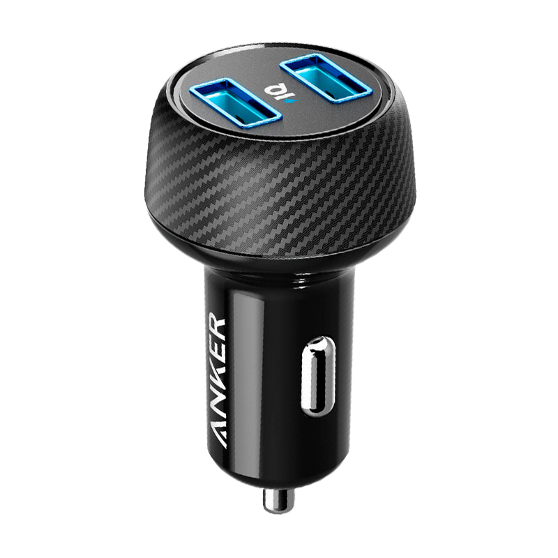 Автомобильное зарядное устройство Anker PowerDrive 2 Elite 24 Вт, чёрный - 1