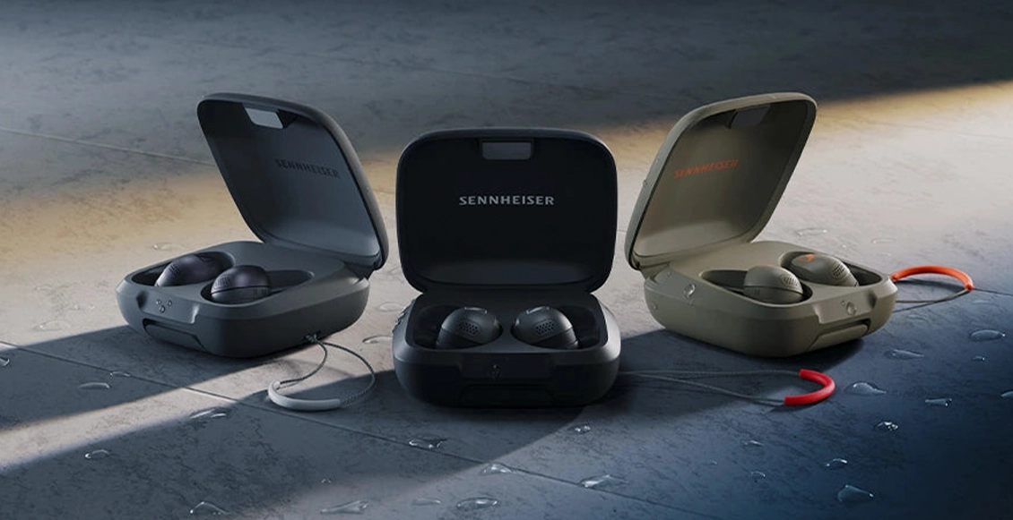 Беспроводные наушники Sennheiser Momentum Sport чёрный Беспроводные наушники Sennheiser Momentum Sport чёрный - 1