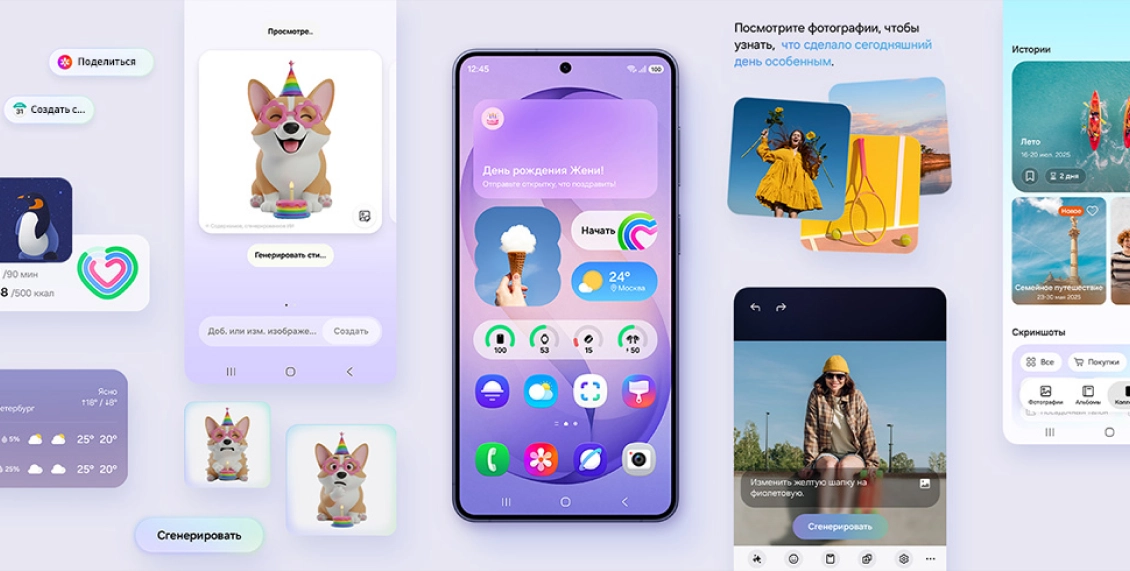 Смартфон Samsung Galaxy S26 12/512 ГБ серый (2sim + eSim) Смартфон Samsung Galaxy S26 12/512 ГБ серый (2sim + eSim) - 5