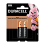Батарейка Duracell Basic AA LR6-2BL, 2шт  - 1