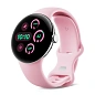 Умные часы Google Pixel Watch 3 41mm серебристый (розовый ремешок)