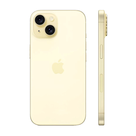 Смартфон Apple iPhone 15 256 ГБ жёлтый (1sim + eSim) - 3