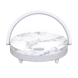 Портативная колонка Xiaomi Ezvalo Wireless Charging Music Desk Lamp (Уценка) белый мрамор