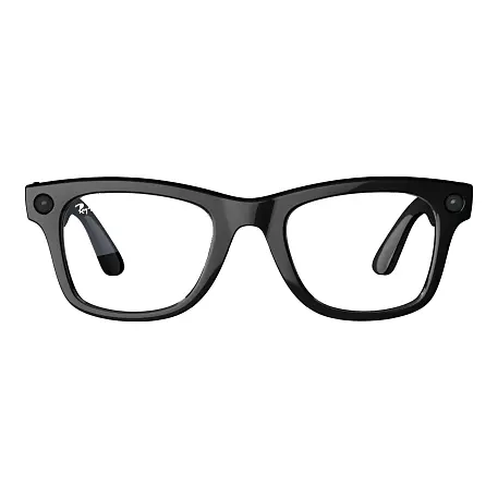 Умные очки Ray-Ban Wayfarer Shiny Black, Clear, (50-22-150mm) - 2