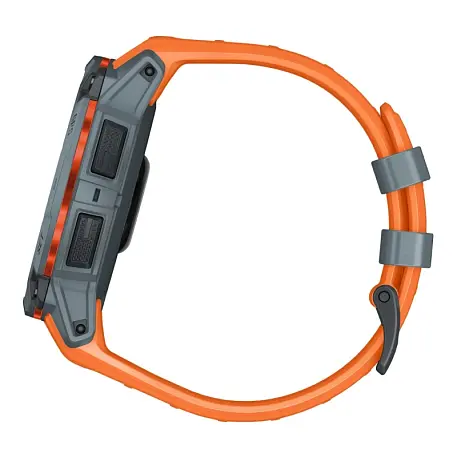 Умные часы Garmin Instinct 3 50mm Solar янтарный (янтарно-серый ремешок) - 4