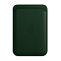 Кардхолдер Leather Wallet with Magsafe для Apple iPhone искусственная кожа, зелёный