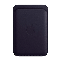 Кардхолдер  Leather Wallet with Magsafe для Apple iPhone (Уценка) "чернила"