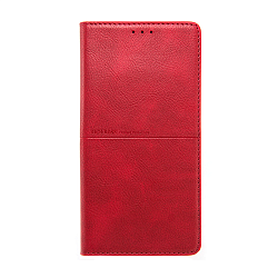 Чехол-книжка Premium Rich Boss для Realme 10 искусственная кожа, красный