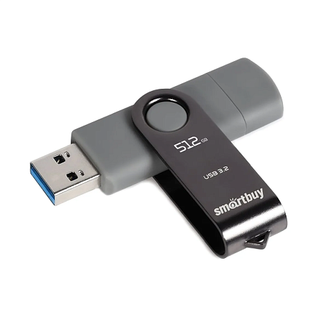USB-флешка SmartBuy Twist Dual 512 ГБ (USB 3.1) серый - 2