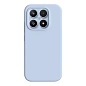 Клип-кейс (накладка) Silicone cover закрытый для Xiaomi 17 силикон, голубой