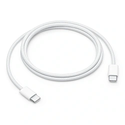 Дата-кабель Apple Woven Type-C to Type-C 1 м, белый