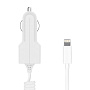 Автомобильное зарядное устройство + кабель Lightning Prime Line 2201 5 Вт, белый - 1