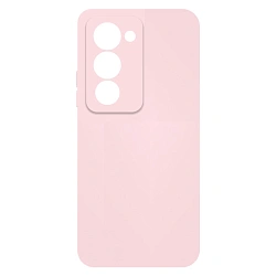 Клип-кейс (накладка) Silicone cover закрытый для Xiaomi Redmi 15 4G силикон, пудровый
