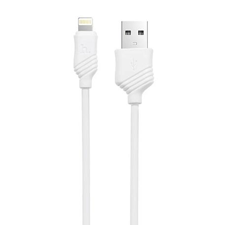 Сетевое зарядное устройство + кабель Lightning Hoco C11 5 Вт, белый - 3