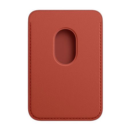 Кардхолдер Leather Wallet with Magsafe для Apple iPhone искусственная кожа, красный - 2