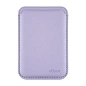 Кардхолдер uBear Leather Shell Case для Apple iPhone кожа, лавандовый