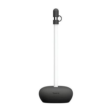 Держатель-подставка Baseus Silicone holder for Apple Pencil, чёрный - 1