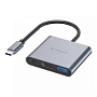 Адаптер-разветвитель для компьютера Deppa USB-C (3в1) - 1