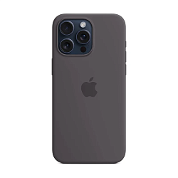 Клип-кейс (накладка)  Silicone Case для Apple iPhone 15 Pro Max (Уценка) серо-коричневый