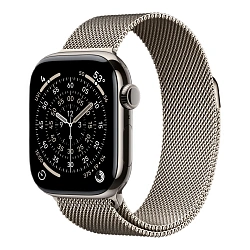 Умные часы Apple Watch Series 11 42mm GPS + Cellular (Уценка) Natural Titanium Case Natural Milanese Loop One Size