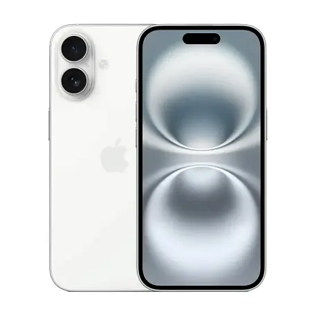 Смартфон Apple iPhone 16 256 ГБ белый (2sim)