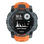 Умные часы Garmin Instinct 3 50mm Solar янтарный (янтарно-серый ремешок) - 3
