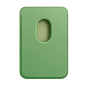 Кардхолдер Leather Wallet with Magsafe для Apple iPhone искусственная кожа, оливковый - 2