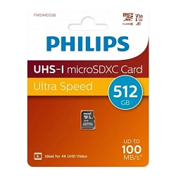 Карта памяти Philips Ultra Speed (без адаптера), 512 ГБ