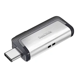 USB-флешка SanDisk Ultra Dual Drive USB-Type-C 128 ГБ (USB 3.1 (Type-C)) серый