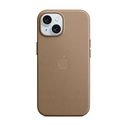 Клип-кейс (накладка) Apple FineWoven Case MagSafe для Apple iPhone 15 (Уценка) Taupe