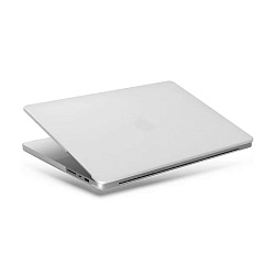 Клип-кейс (накладка) UNIQ Claro для Apple MacBook Pro 16" (2021 - 2026) пластик, прозрачный матовый