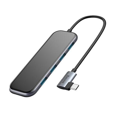 Адаптер-разветвитель для компьютера Baseus Superlative Multifunctional HUB (UCN3274) (5в1) чёрный - 2