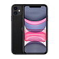 Смартфон Apple iPhone 11 128 ГБ чёрный (1sim + eSim)