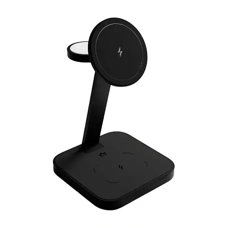 Беспроводное зарядное устройство VLP Unity Power 3in1 25 Вт "чёрный титан" - 2