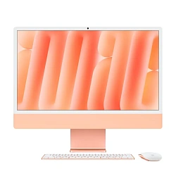 Моноблок Apple iMac 24" M4 (10-core GPU) 16 ГБ, 256 ГБ  (MWV83), оранжевый