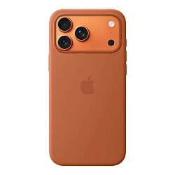 Клип-кейс (накладка) Apple Silicone Case MagSafe для Apple iPhone 17 Pro Max силикон, Terra Cotta