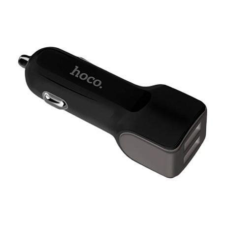 Автомобильное зарядное устройство + кабель Micro Hoco Z23 12 Вт, чёрный - 2