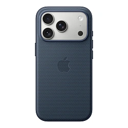 Клип-кейс (накладка) Apple TechWoven Case MagSafe для Apple iPhone 17 Pro полиэстровая ткань, термополиуретан, Blue