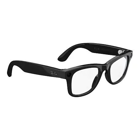 Умные очки Ray-Ban Wayfarer Shiny Black, Clear, (50-22-150mm) - 3